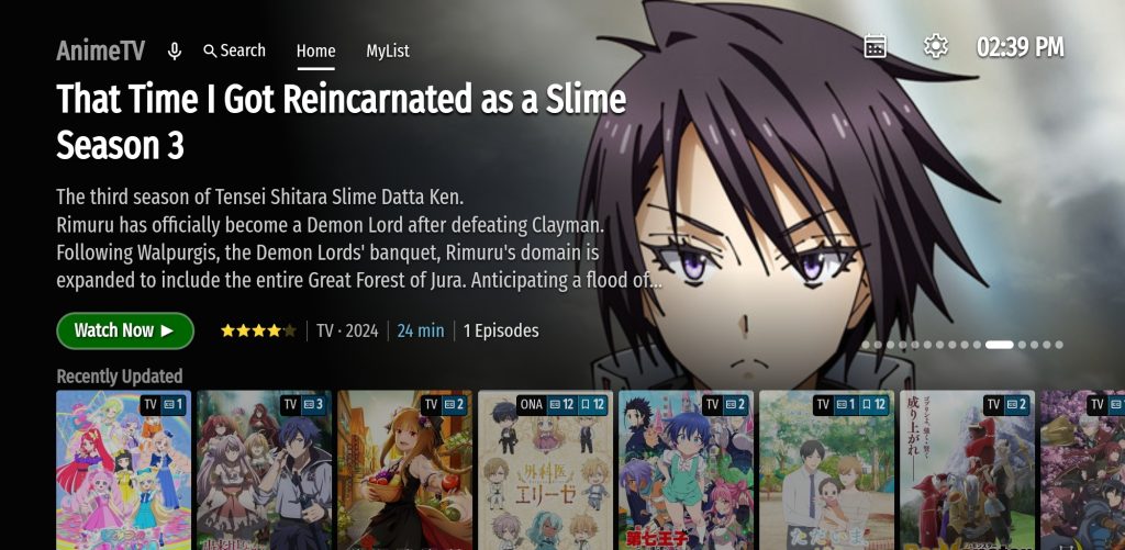 Anime Streaming on IPTV