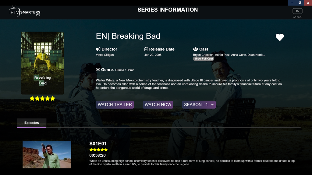 watch breaking bad IPTV Trends