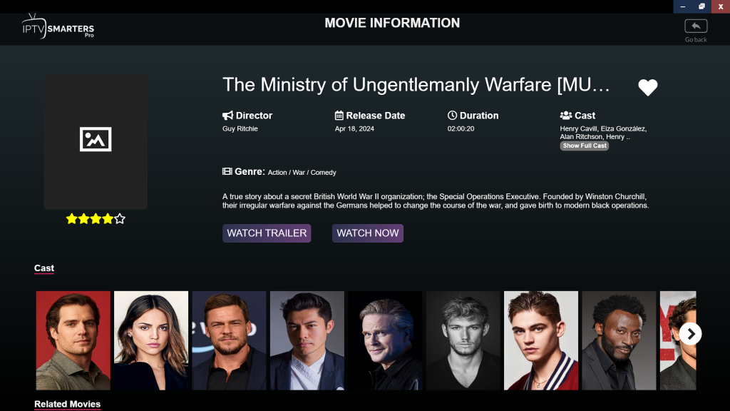 The Ministry of Ungentlemanly Warfare Review IPTV Trends