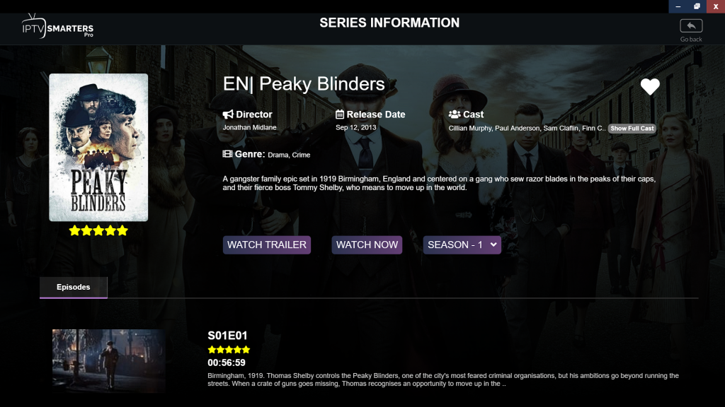 peaky blinders review IPTV Trends