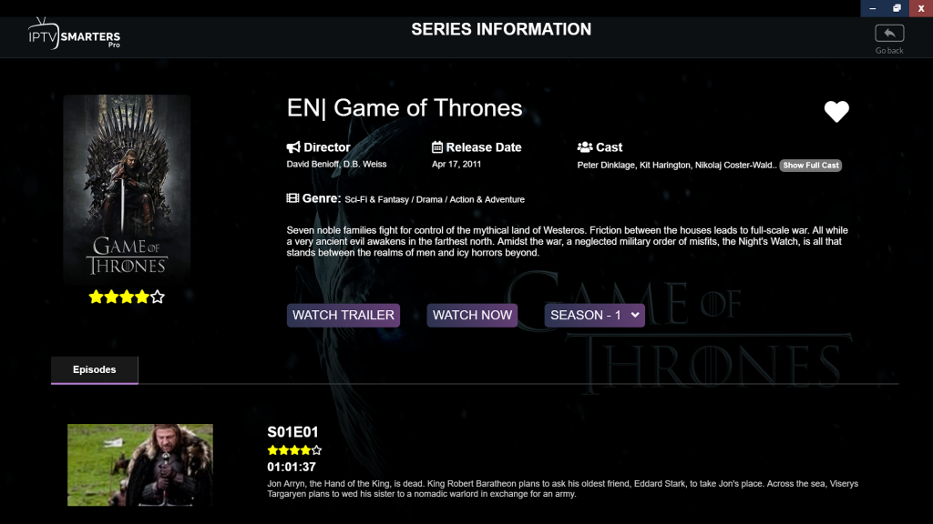 game of thrones IPTV Trends