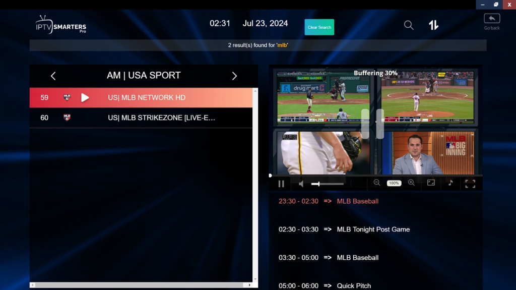 mlb streams