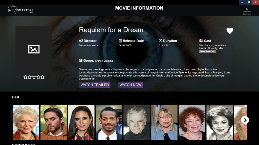 watch Requiem for a Dream iptv trends