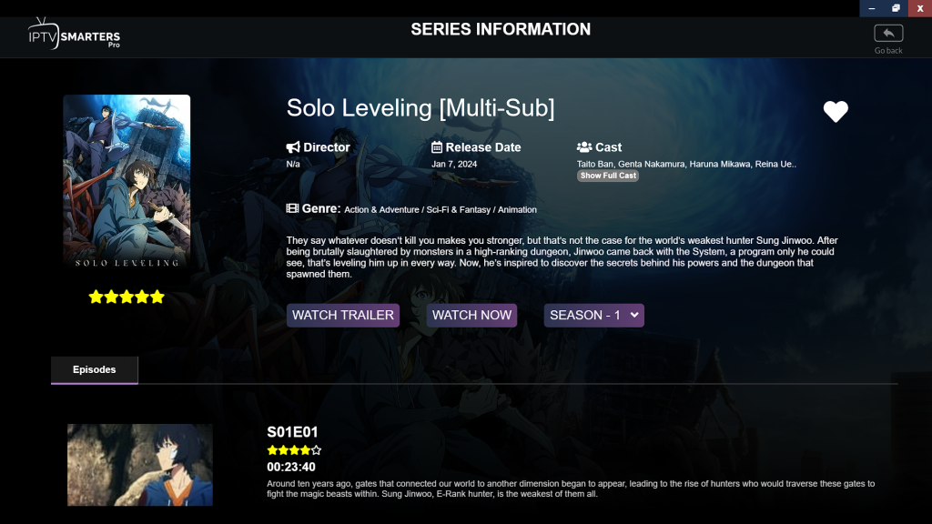 Solo Leveling Review iptv trends