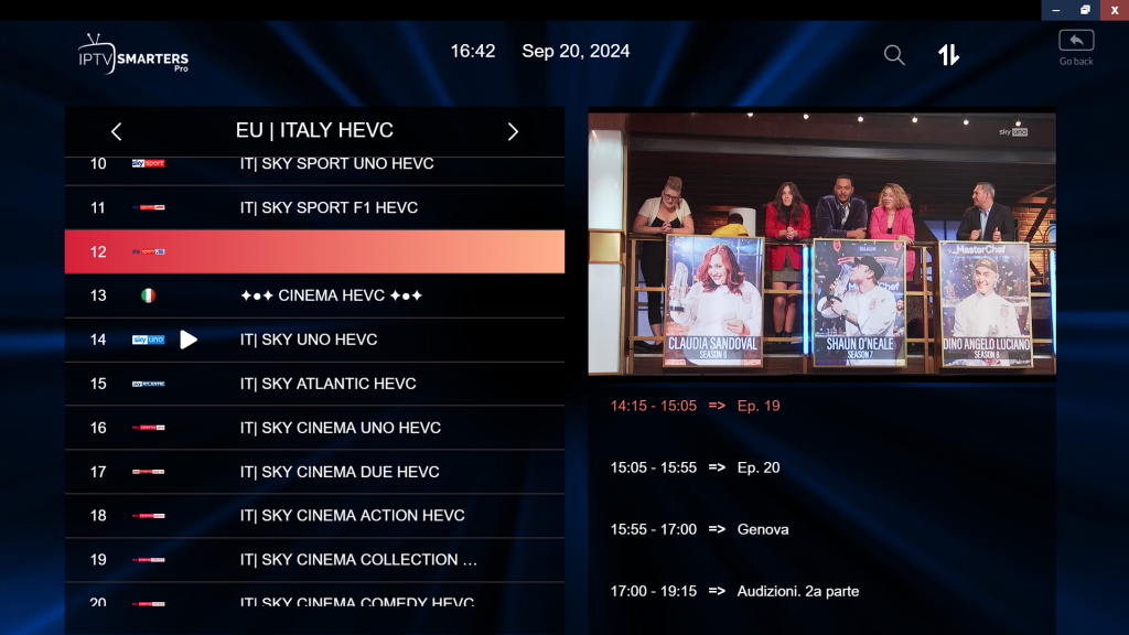 iptv m3u italia autoaggiornante