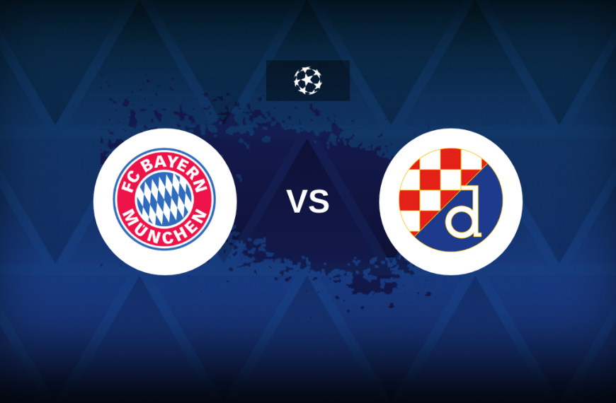 Watch Bayern Munich vs Dinamo Zagreb