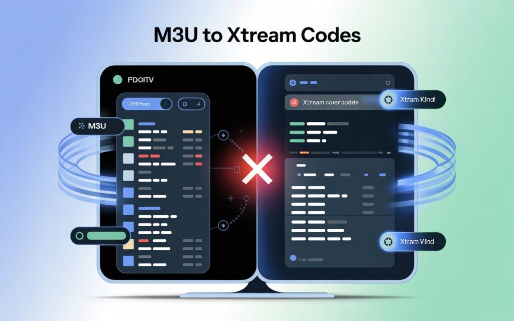m3u to xtream code cpverter