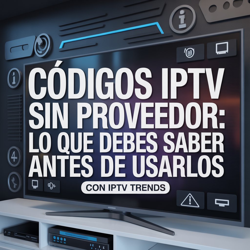 Códigos IPTV sin provedor Códigos IPTV sin provedor