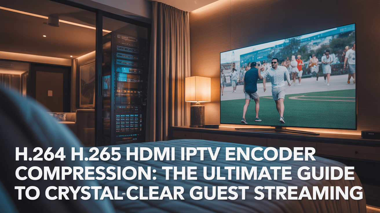 H.264 H.265 HDMI encoder hotel IPTV compression