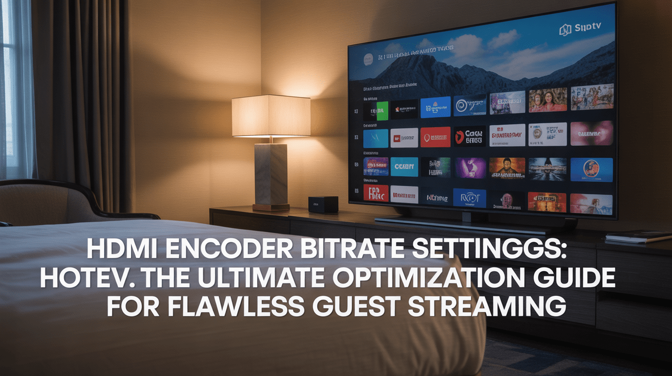 HDMI encoder bitrate settings hotel IPTV HDMI encoder bitrate settings hotel IPTV