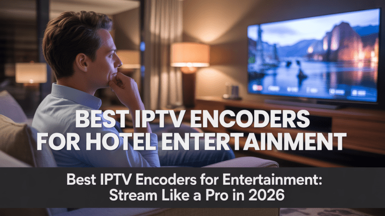 best IPTV encoders for hotel entertainment