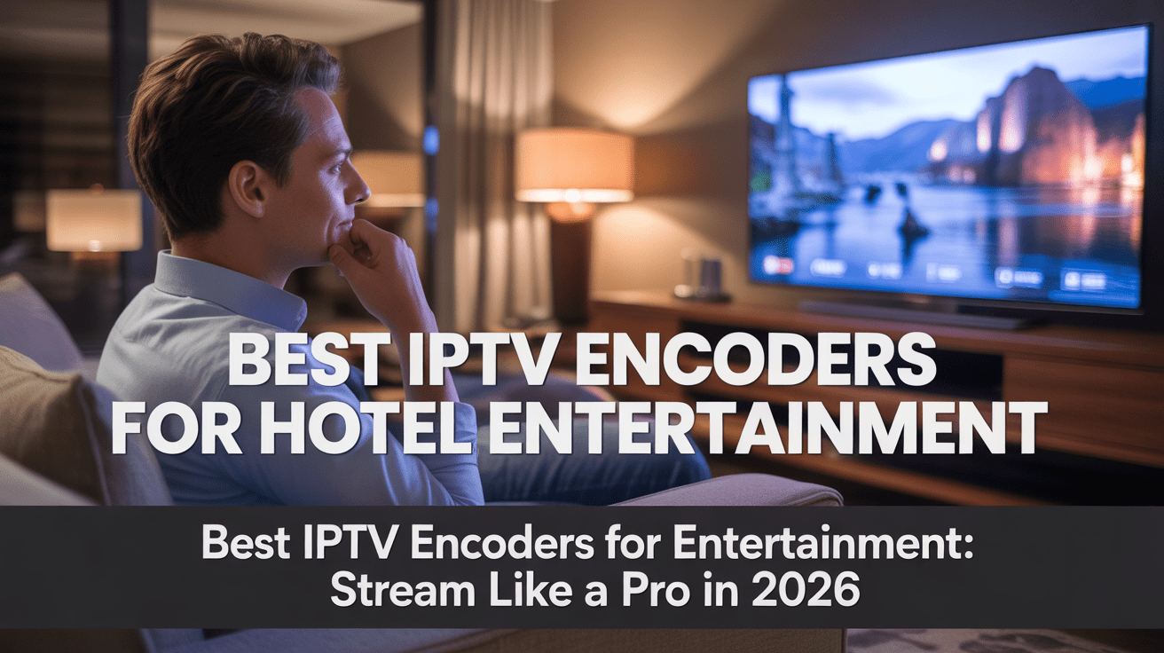 best IPTV encoders for hotel entertainment