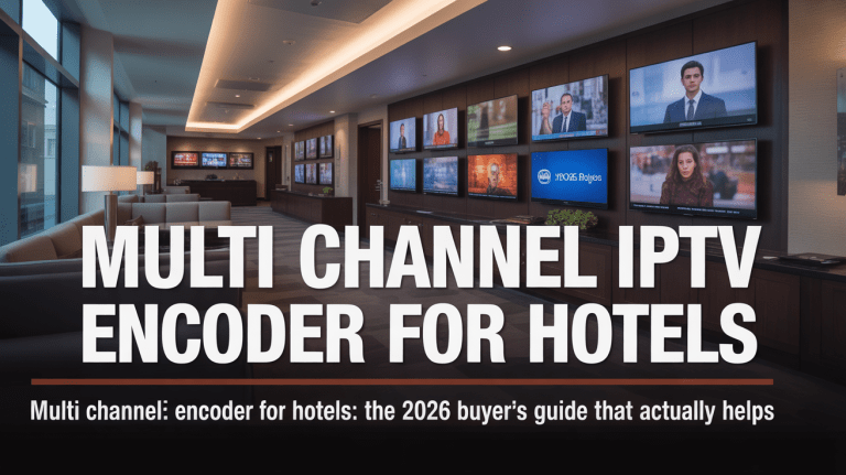 multi channel IPTV encoder for hotels